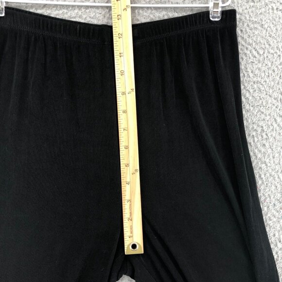 Chicos Pants Womens 1 US 8 Black Travelers Pull On Stretch Ankle Straight Leg - Picture 8 of 11